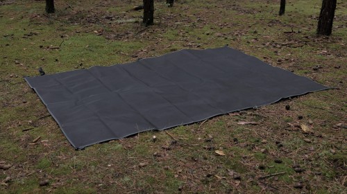 Uniwersalna Płachta Outdoorowa Piran XL Black 215×145 cm