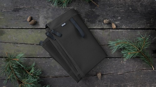 Uniwersalna Płachta Outdoorowa Piran XL Black 215×145 cm
