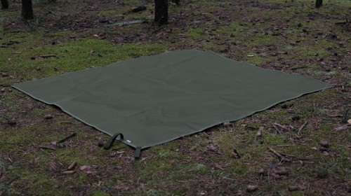 Uniwersalna Płachta Outdoorowa Piran Square Olive 145×145 cm