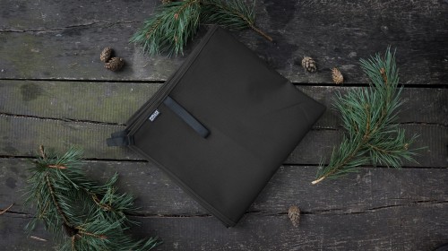 Uniwersalna Płachta Outdoorowa Piran Square Black 145×145 cm