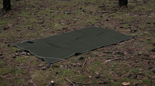 Uniwersalna Płachta Outdoorowa Piran Pocket Olive 115×70 cm