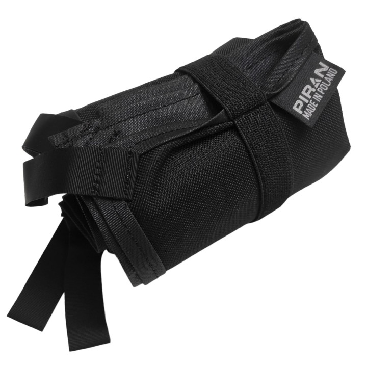 Uniwersalna Płachta Outdoorowa Piran Pocket Black 115×70 cm