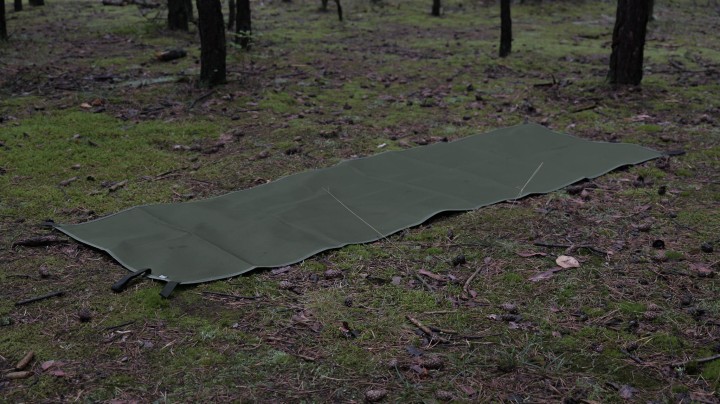Uniwersalna Płachta Outdoorowa Piran Long Olive 215×70 cm