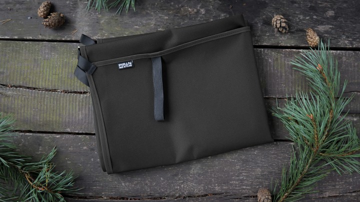 Uniwersalna Płachta Outdoorowa Piran Long Black 215×70 cm