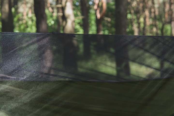 Hamak Lekki TigerWood Ważka V2 z Moskitierą Khaki Single Zip