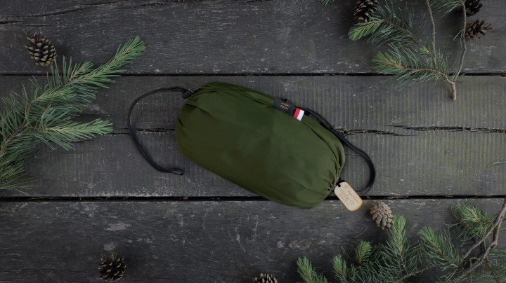 Hamak TigerWood Ważka V2 z Moskitierą Khaki Long 350 cm Single Zip