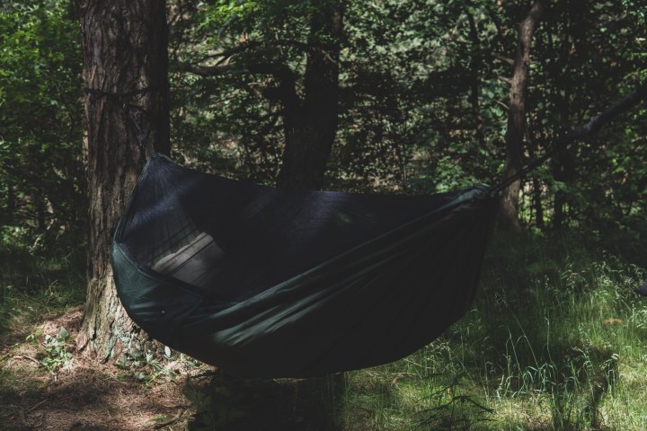 Hamak Lekki Ważka V2 z Moskitierą Zielony Long 350 cm Single Zip