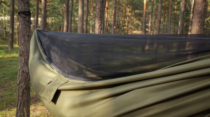 Hamak Obozowy TigerWood Niedźwiedź Olive Double Zip