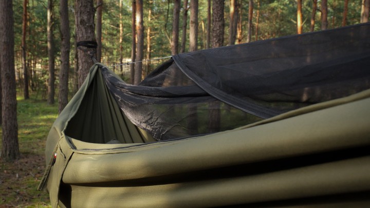 Hamak Obozowy TigerWood Niedźwiedź Olive Double Zip