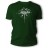 Koszulka T-shirt TigerWood Róża Wiatrów Zielony