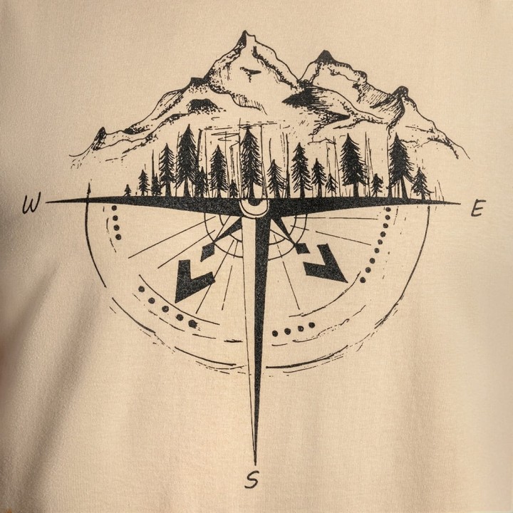 Koszulka T-shirt TigerWood Róża Wiatrów Pustynna