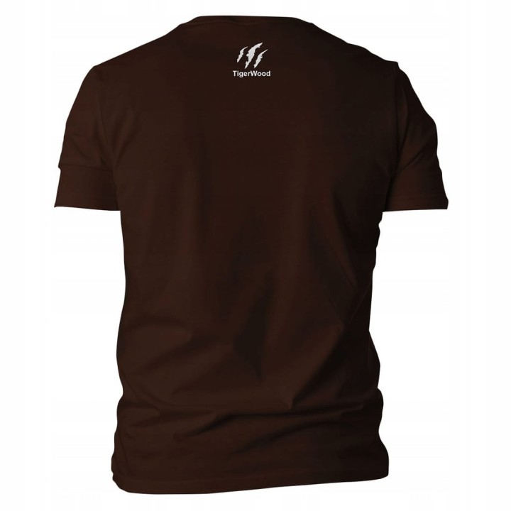 Koszulka T-shirt TigerWood Róża Wiatrów Brązowa