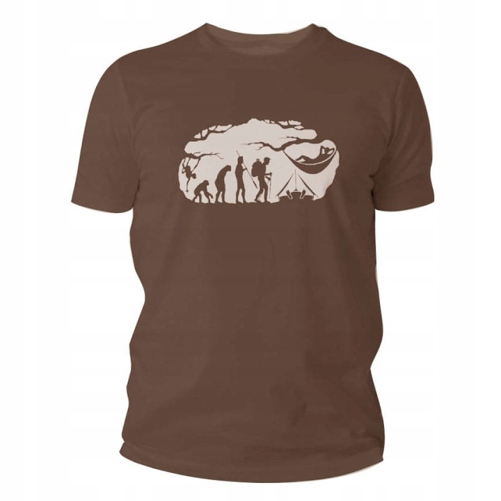 Koszulka T-shirt TigerWood Bushcraft Evolution Brązowa