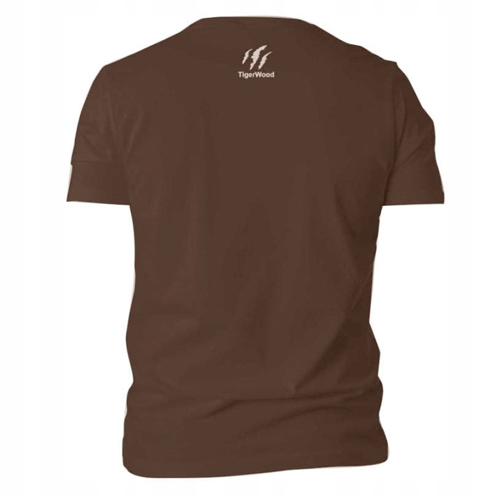 Koszulka T-shirt TigerWood Bushcraft Evolution Brązowa