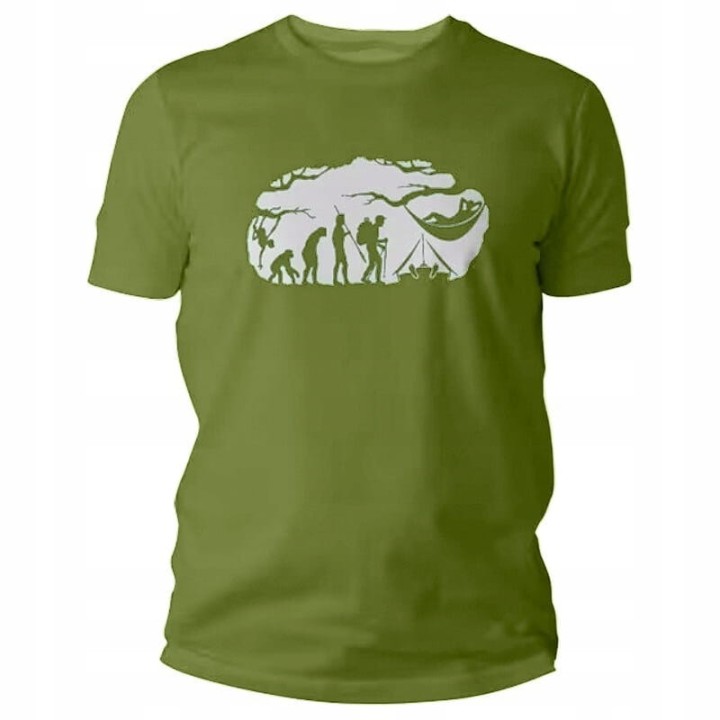 Koszulka Męska T-shirt TigerWood Bushcraft Evolution Oliwkowa