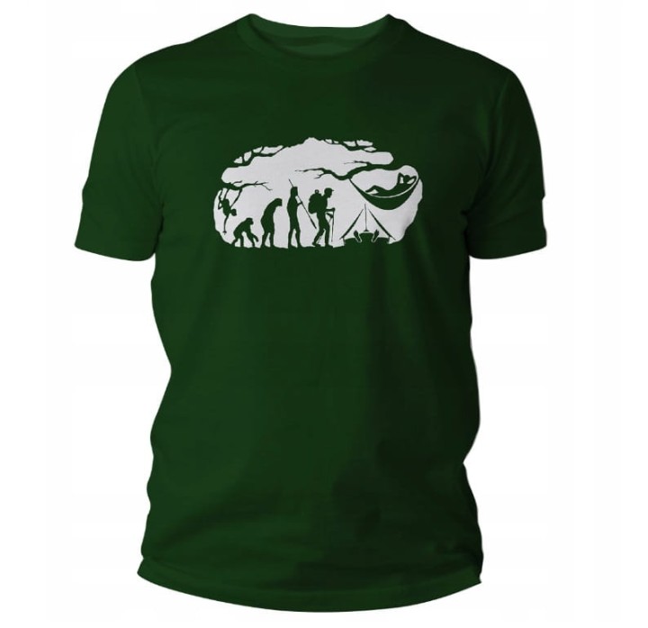Koszulka Męska T-shirt TigerWood Bushcraft Evolution Zielona
