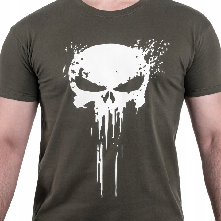 Koszulka Męska T-shirt TigerWood Punisher Khaki