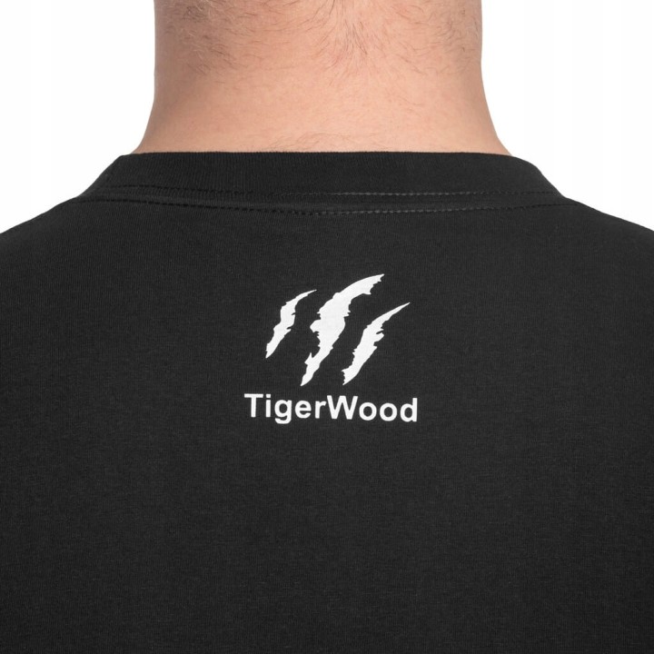 Koszulka Męska T-shirt TigerWood Punisher Czarna