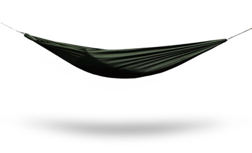 Hamak turystyczny bez moskitiery Halare Tur w kolorze Olive z Whoopie Slings