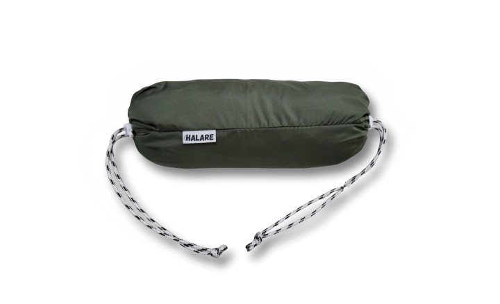 Hamak turystyczny bez moskitiery Halare Tur w kolorze Olive z Whoopie Slings
