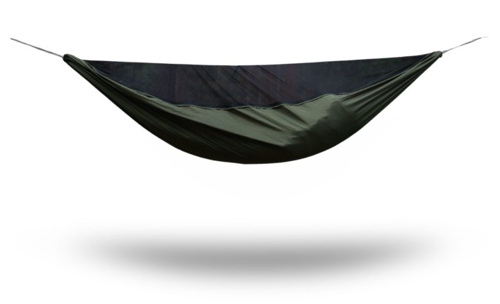 Hamak z Moskitierą Halare Tarpan Olive Double Bottom z kieszenią na materac lub karimatę