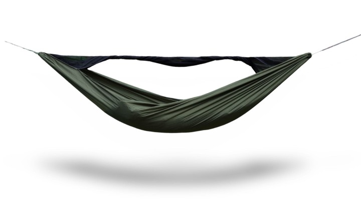 Hamak z Moskitierą Halare Tarpan Olive Double Bottom z kieszenią na materac lub karimatę