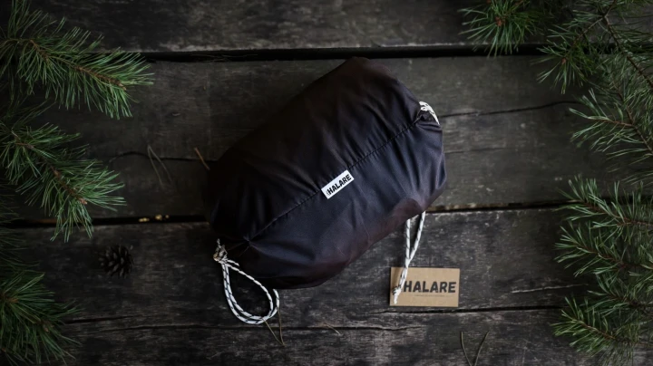 Hamak z Moskitierą Halare Tarpan Black Double Bottom z kieszenią na materac lub karimatę