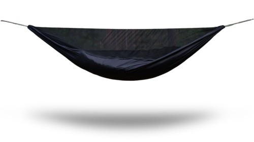 Hamak z Moskitierą Halare Tarpan Black Double Bottom z kieszenią na materac lub karimatę