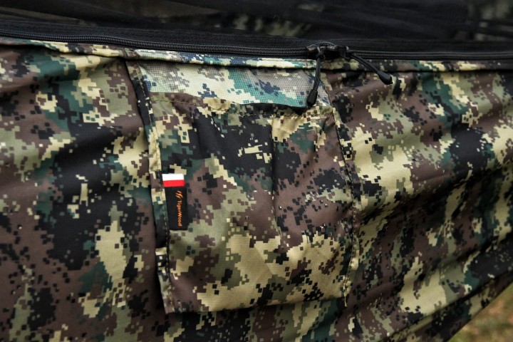 Hamak TigerWood Lekki Ważka V2 Camo – z Moskitierą Single Zip