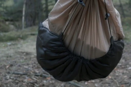 Podpinka hamakowa TigerWood Underquilt Marra 2.0 Black 200 cm