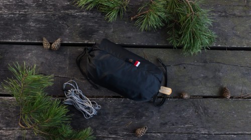 Hamak TigerWood Ważka V2 Czarny z Moskitierą Pocket