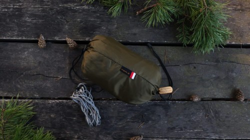 Hamak TigerWood Ważka V2 Khaki z Moskitierą Double Zip
