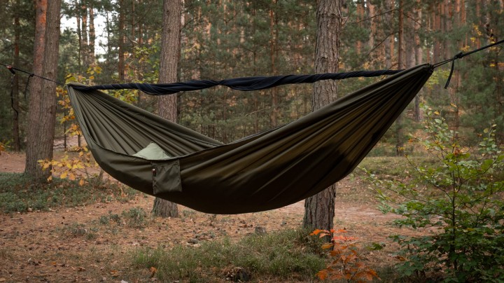 Hamak TigerWood Ważka V2 Khaki z Moskitierą Double Zip