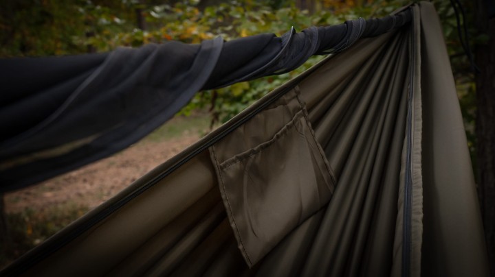 Hamak TigerWood Ważka V2 Khaki z Moskitierą Double Zip