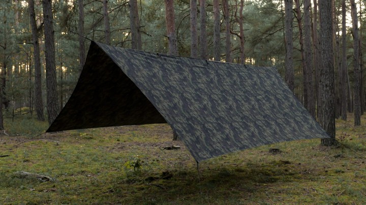 TigerWood T2 Tarp StingRay 3,6 x 2,8 - Camo/Black
