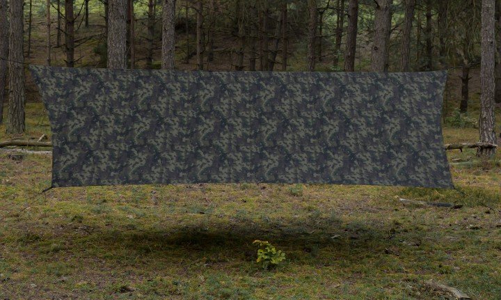 TigerWood T2 Tarp StingRay 3,6 x 2,8 - Camo/Black