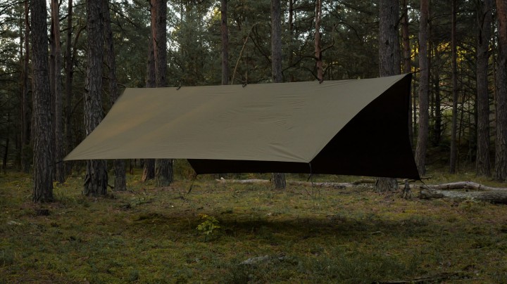 TigerWood T2 Tarp StingRay 3,6 x 2,8 - Khaki/Black