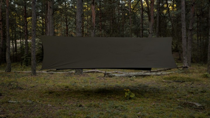 TigerWood T2 Tarp StingRay 3,6 x 2,8 - Dark Khaki/Black